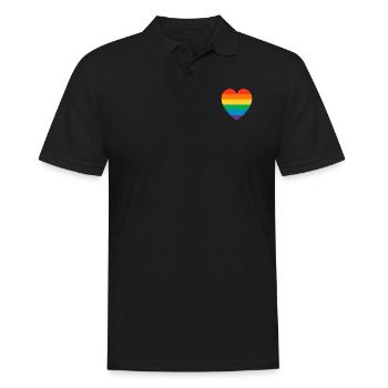 Arc-en-ciel - Polo Homme - noir - Devant - Kai (181cm)