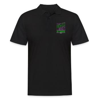 ehefrau beste oma der welt spruch großmutter - Männer Poloshirt - Schwarz - Vorne - Kai (181cm)