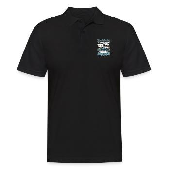 Opas Spielen Bingo Coole Opas Fahren Wohnmobil - Männer Poloshirt - Schwarz - Vorne - Kai (181cm)