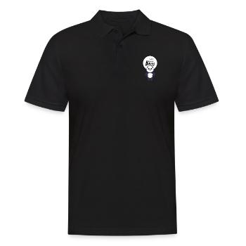 I'm the boss here bear business panda laugh - Men's Polo Shirt - black - Front - Kai (181cm)