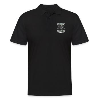 Der tut nix der will nur Traktor fahren Landwirt - Männer Poloshirt - Schwarz - Vorne - Kai (181cm)