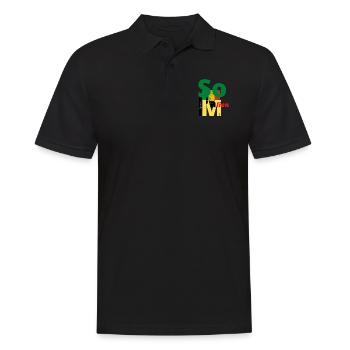 So malien=so malian - Polo Homme - noir - Devant - Kai (181cm)