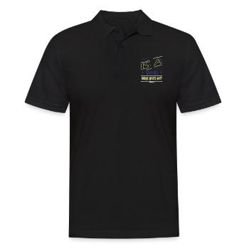 électricien apprenti électricien de bière génial - Polo Homme - noir - Devant - Kai (181cm)