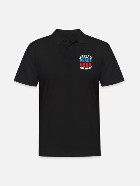 shirt new 06 - Men's Polo Shirt - black