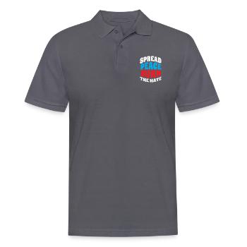 shirt new 06 - Männer Poloshirt - Anthrazit - Vorne - Nico (186cm)