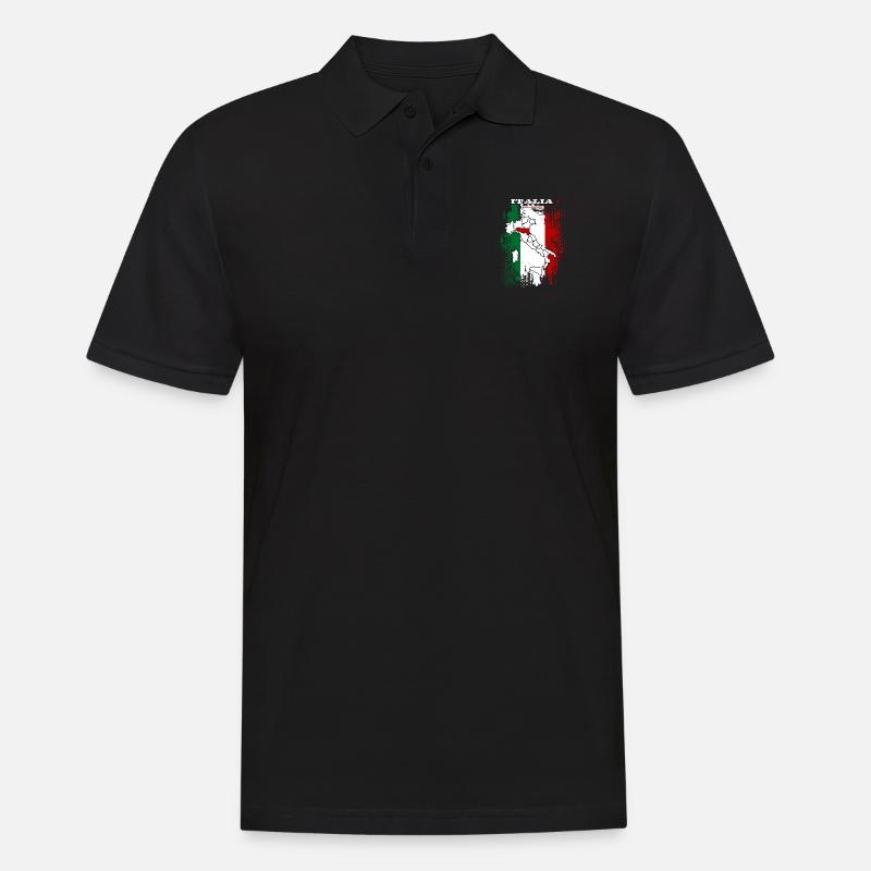 Emilia Romagna - Männer Poloshirt - Schwarz