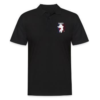 Nouvelle Aquitaine - Polo Homme - noir - Devant - Kai (181cm)