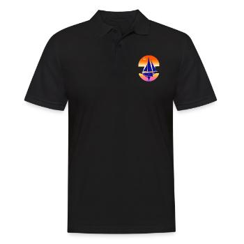 Sailboat Sailing Sailing Sailing Ship Sailors - Men's Polo Shirt - black - Front - Kai (181cm)