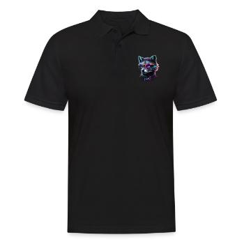 loup - Polo Homme - noir - Devant - Kai (181cm)