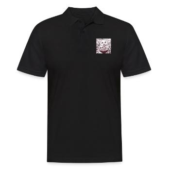 Cat Ramen Noodle Japanese Anime Manga Ramen Kawaii - Männer Poloshirt - Schwarz - Vorne - Kai (181cm)