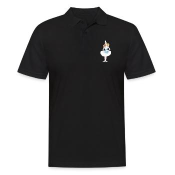 Danseur de clown de cirque - Polo Homme - noir - Devant - Kai (181cm)