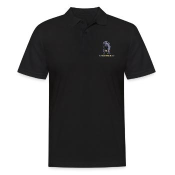 dog black labrador dog breeding black labrador - Men's Polo Shirt - black - Front - Kai (181cm)