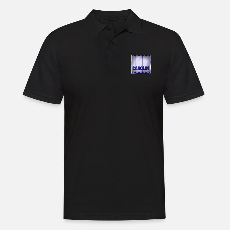 Carolin - Männer Poloshirt - Schwarz