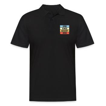 Epic Since August 2010 12. Geburtstag - Männer Poloshirt - Schwarz - Vorne - Kai (181cm)
