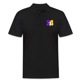 RIP Basketball Player - Men's Polo Shirt - black - Front - Kai (181cm)