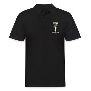 Cadeau de remise en forme d'équipe de poireau - Polo Homme - noir - Devant - Kai (181cm)