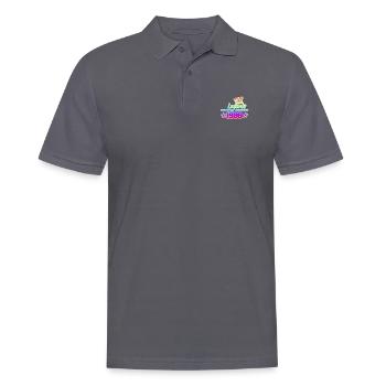 1986 - Men's Polo Shirt - charcoal grey - Front - Nico (186cm)