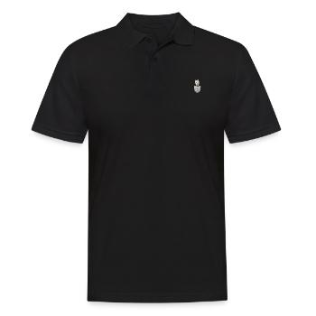 Westie West Highland White Terrier blanc - Polo Homme - noir - Devant - Kai (181cm)