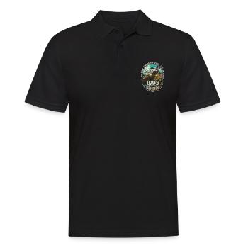 Legendary since 1995 - Men's Polo Shirt - black - Front - Kai (181cm)