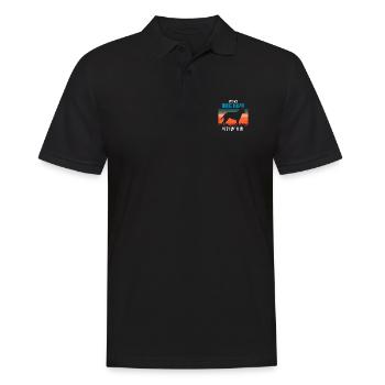 Kelpie australien - Polo Homme - noir - Devant - Kai (181cm)