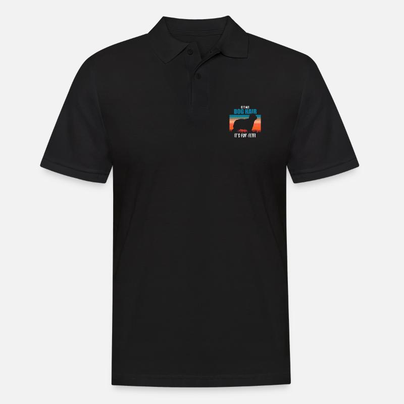 Bearded Collie - Männer Poloshirt - Schwarz