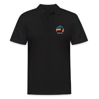 Dandie Dinmont Terrier - Men's Polo Shirt - black - Front - Kai (181cm)