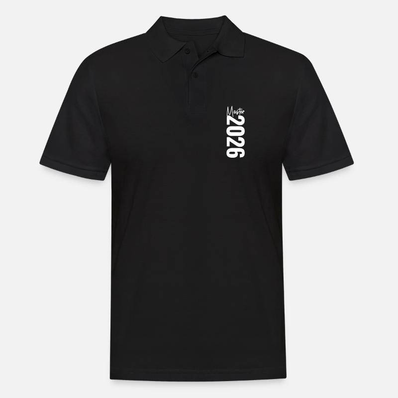 Master 2026 - Männer Poloshirt - Schwarz