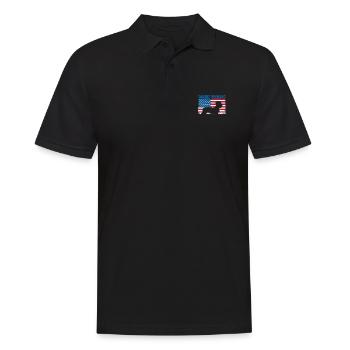 Dandie Dinmont Terrier - Men's Polo Shirt - black - Front - Kai (181cm)