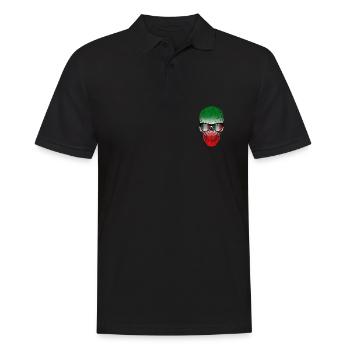 Italie - Polo Homme - noir - Devant - Kai (181cm)