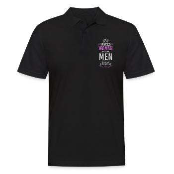 Signe du zodiaque eau naissance mois superstition - Polo Homme - noir - Devant - Kai (181cm)