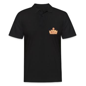 Bouddha Om - Polo Homme - noir - Devant - Kai (181cm)