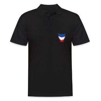 Proud to be French! - Men's Polo Shirt - black - Front - Kai (181cm)