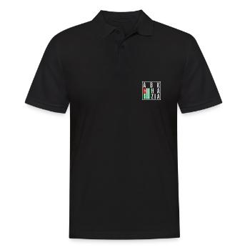 Abkhazia - Men's Polo Shirt - black - Front - Kai (181cm)