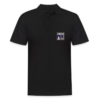 American Samoa - Men's Polo Shirt - black - Front - Kai (181cm)