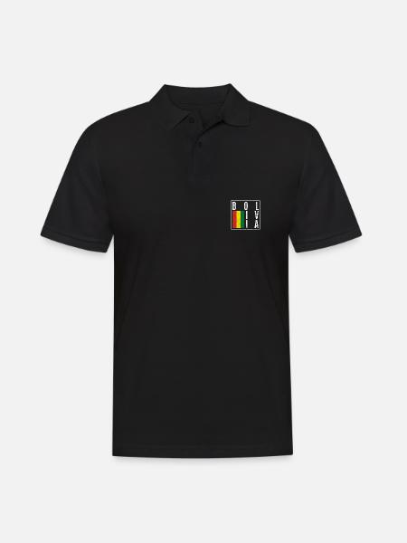 Bolivia - Men's Polo Shirt - black