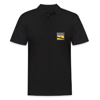 Brunei - Männer Poloshirt - Schwarz - Vorne - Kai (181cm)
