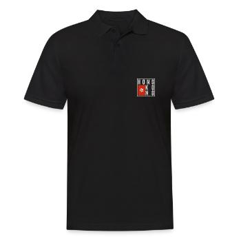 Hong Kong - Polo Homme - noir - Devant - Kai (181cm)