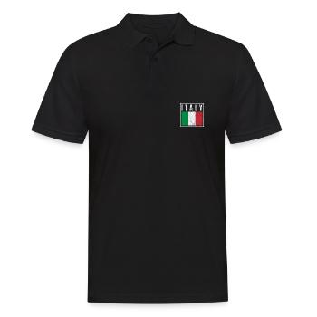 Italie - Polo Homme - noir - Devant - Kai (181cm)