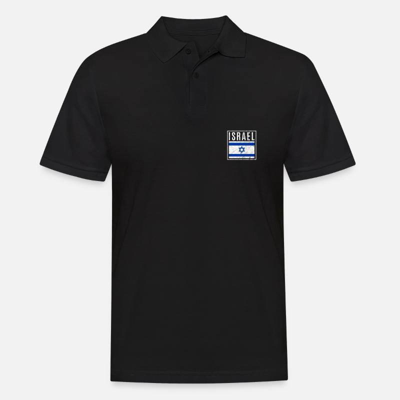 Israele - Polo da uomo - nero
