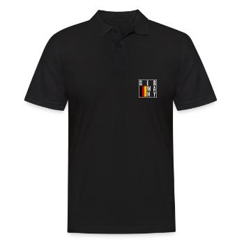 Allemagne - Polo Homme - noir - Devant - Kai (181cm)