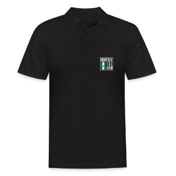 Norfolk Island - Men's Polo Shirt - black - Front - Kai (181cm)
