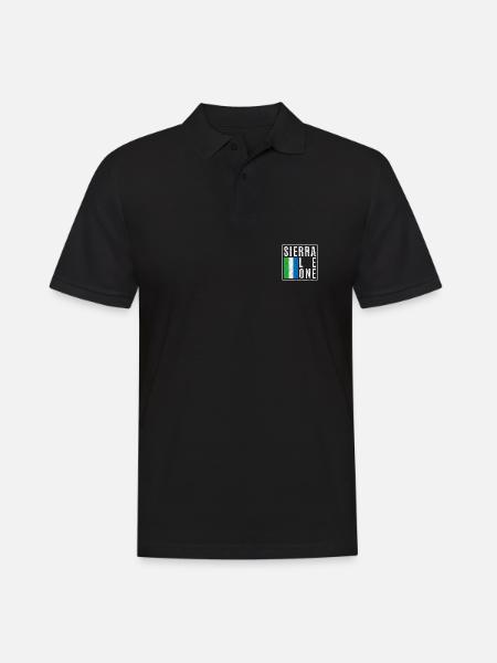 Sierra Leone - Men's Polo Shirt - black