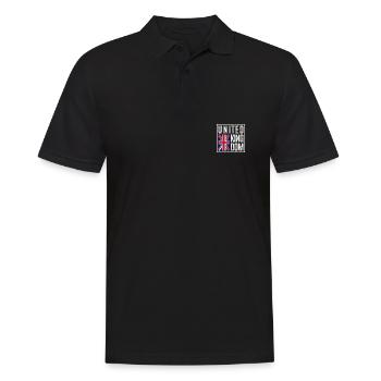 Great Britain - Men's Polo Shirt - black - Front - Kai (181cm)