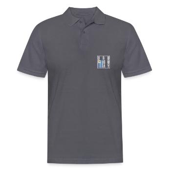 Uruguay - Männer Poloshirt - Anthrazit - Vorne - Nico (186cm)