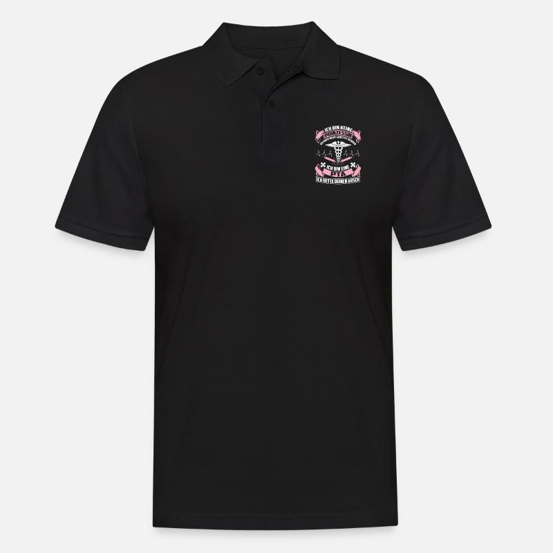PTA - Pharmazeutisch-technische Assistentin - Männer Poloshirt - Schwarz