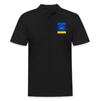 Ukraine - Polo Homme - noir - Devant - Kai (181cm)