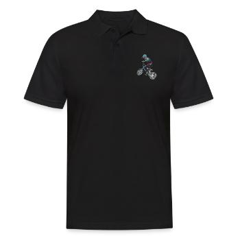 bmx - Men's Polo Shirt - black - Front - Kai (181cm)