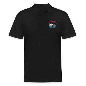 Wissenschaftler Chemiker Physiker Physik Geschenk - Männer Poloshirt - Schwarz - Vorne - Kai (181cm)