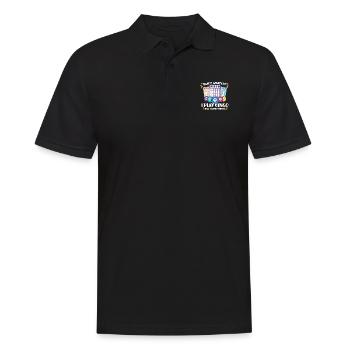 Bingo Jeu de cartes Grand-mère Bingo Joueur Bingo Cartes - Polo Homme - noir - Devant - Kai (181cm)