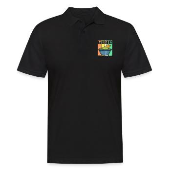 Retro Vintage GUAC Awesome Guacamole Lovers - Männer Poloshirt - Schwarz - Vorne - Kai (181cm)